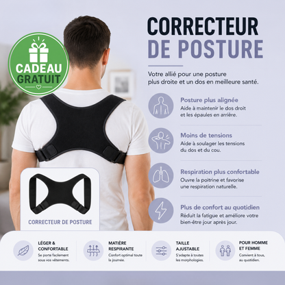 Correcteur de Posture Premium Norven™